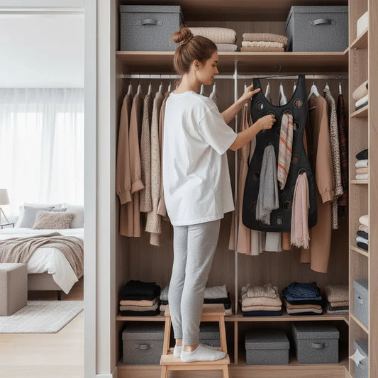 Hanging Scarf/Dress Organizer