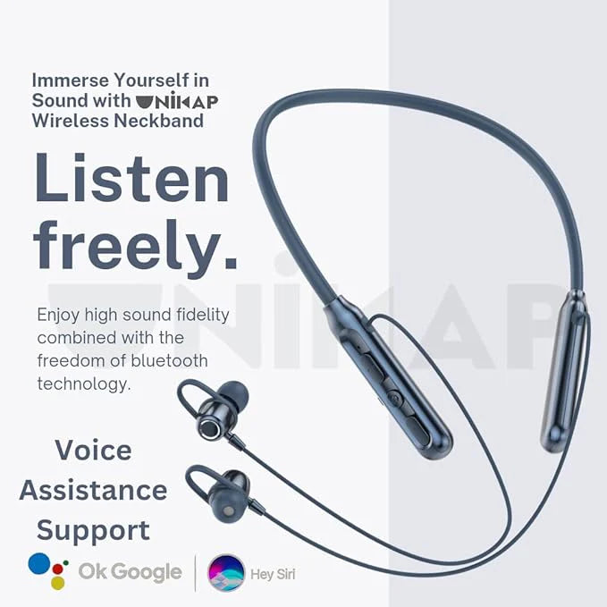 Bluetooth Wireless Neckband Earphones - HEPU