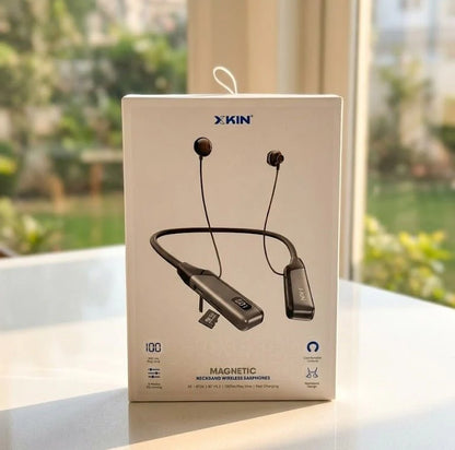 Magnetic Neckband Wireless Earphones - XKIN